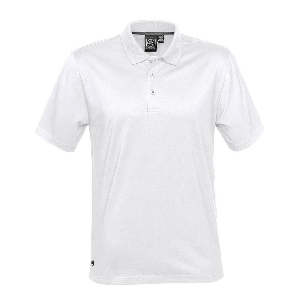 Stormtech Men's CTP-1 UPF 40+ Stretch Oasis Liquid Cotton Polo - White‎ - Large